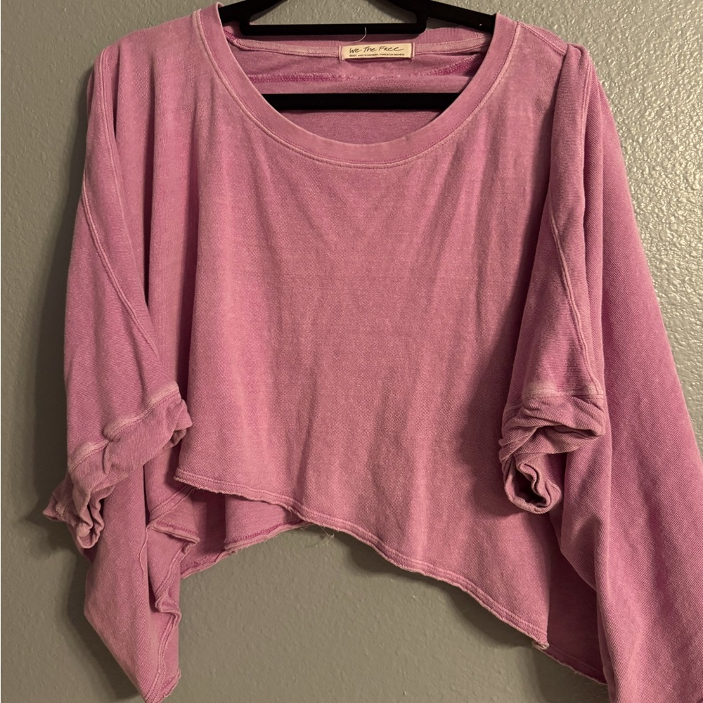 Free people pink crop